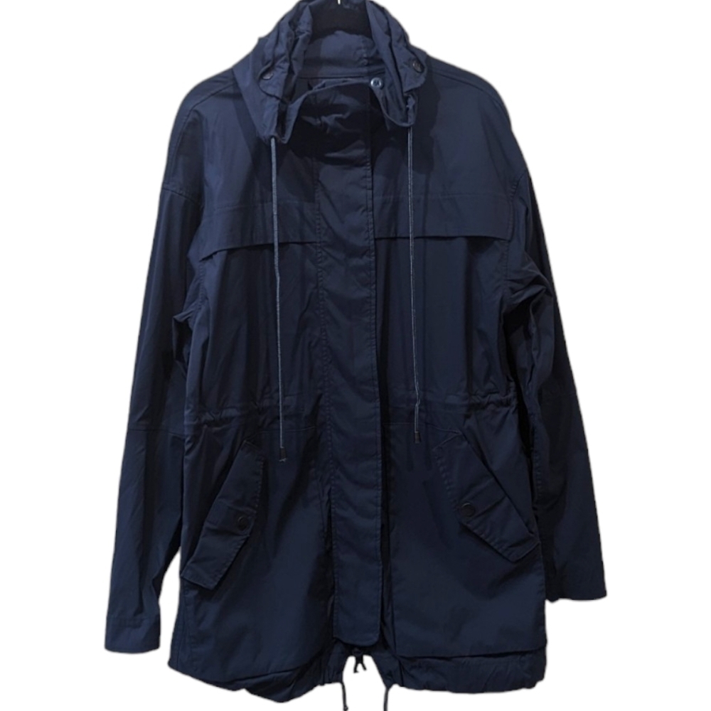 REI Cooperative Amorphum Women's Utility Water Repellant Parka Coat in Navy (S)